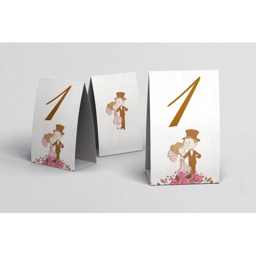 Numerki na stół Naturalna Miłość Motyw 13