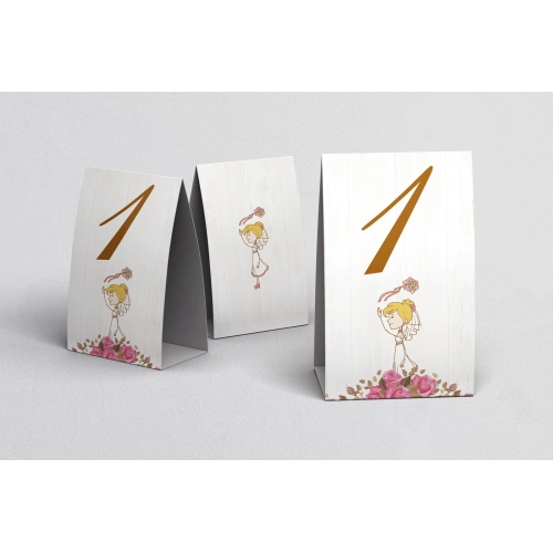 Numerki na stół Naturalna Miłość Motyw 14