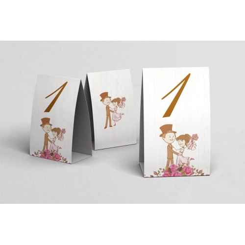 Numerki na stół Naturalna Miłość Motyw 17