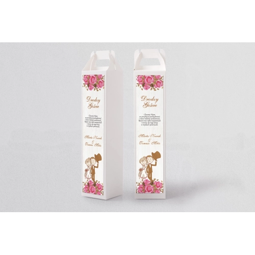 Pudełko na alkohol Naturalna Miłość Motyw 2