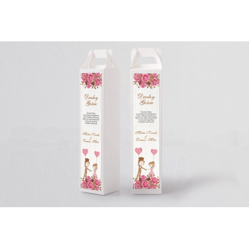 Pudełko na alkohol Naturalna Miłość Motyw 3