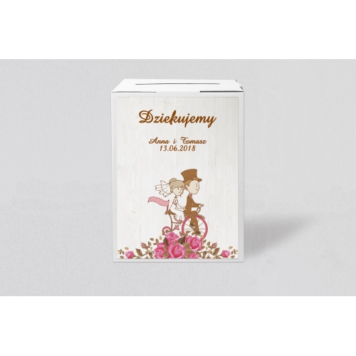 Pudełko na koperty i pieniądze Naturalna Miłość Motyw 11