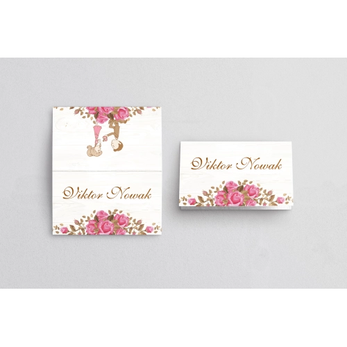 Winietki ślubne składane Naturalna Miłość Motyw 15