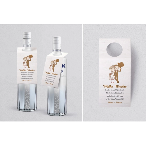 Zawieszka na alkohol oczko Naturalna Miłość Motyw 2