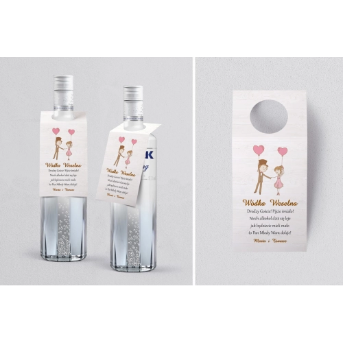 Zawieszka na alkohol oczko Naturalna Miłość Motyw 3