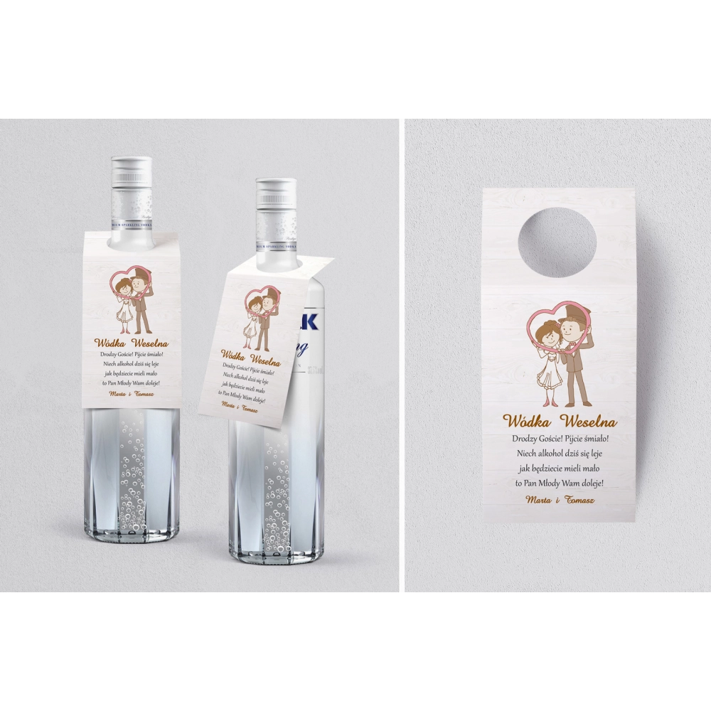 Zawieszka na alkohol oczko Naturalna Miłość Motyw 9