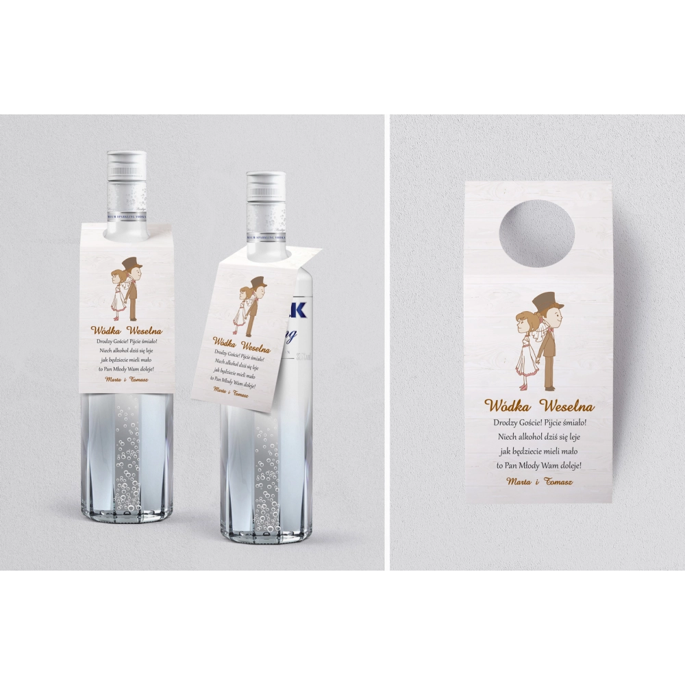 Zawieszka na alkohol oczko Naturalna Miłość Motyw 10