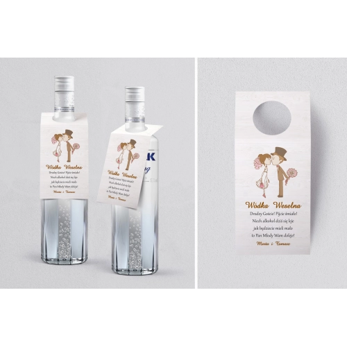 Zawieszka na alkohol oczko Naturalna Miłość Motyw 12