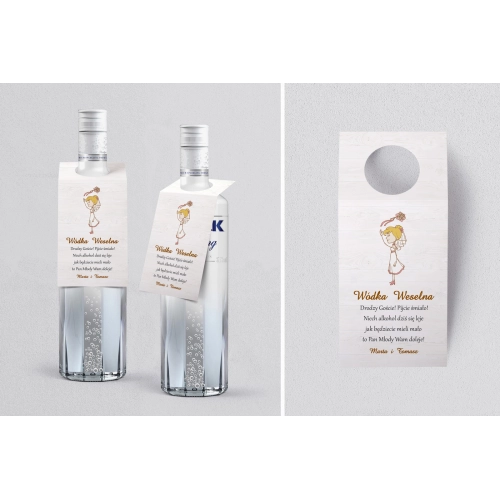 Zawieszka na alkohol oczko Naturalna Miłość Motyw 14