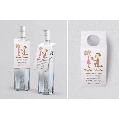 Zawieszka na alkohol oczko Naturalna Miłość Motyw 15