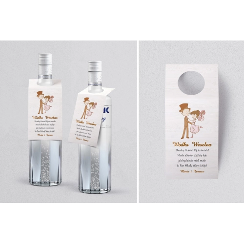 Zawieszka na alkohol oczko Naturalna Miłość Motyw 17