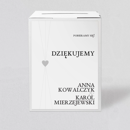 Pudełko na koperty i pieniądze Elegance Motyw 2