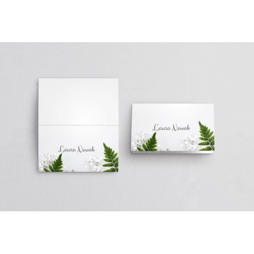 Winietki ślubne składane Soft - Motyw 2