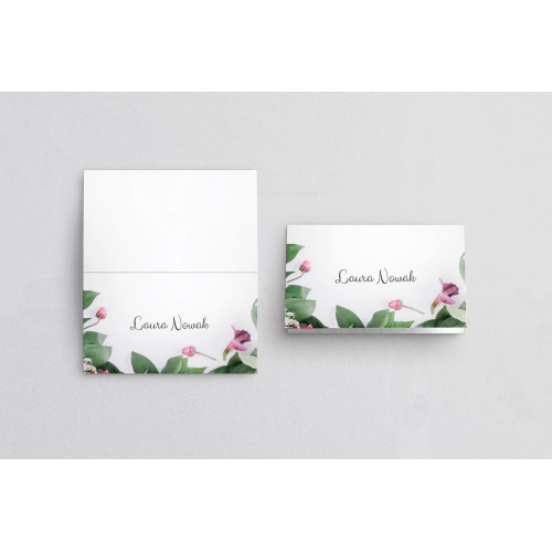 Winietki ślubne składane Soft - Motyw 6