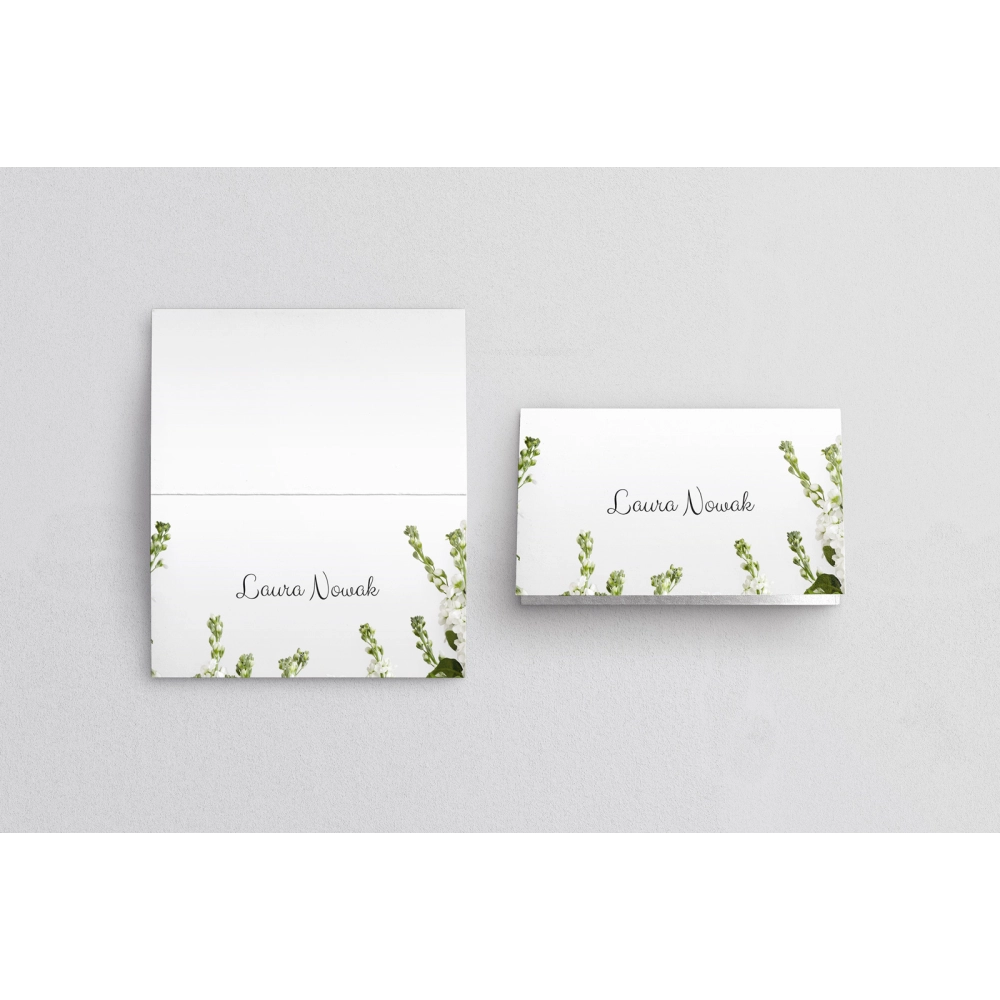 Winietki ślubne składane Soft - Motyw 8