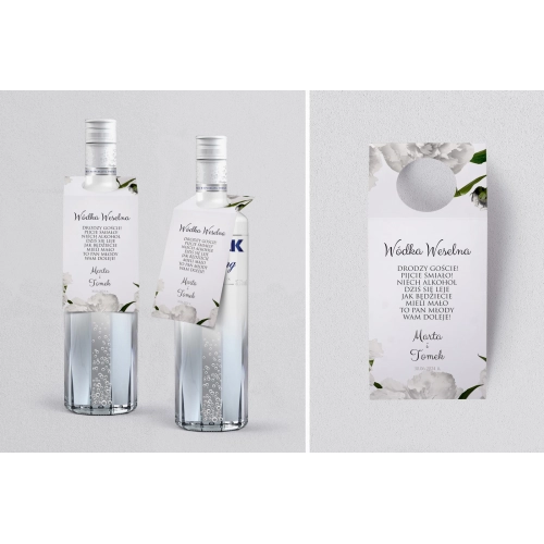 Zawieszka na alkohol oczko Soft Motyw 3