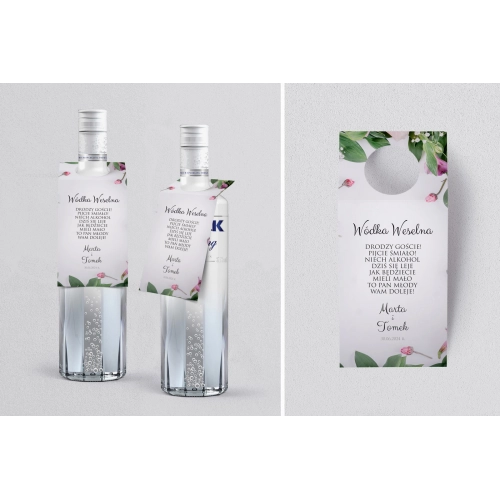 Zawieszka na alkohol oczko Soft Motyw 6