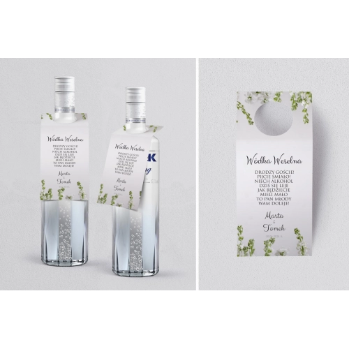 Zawieszka na alkohol oczko Soft Motyw 8