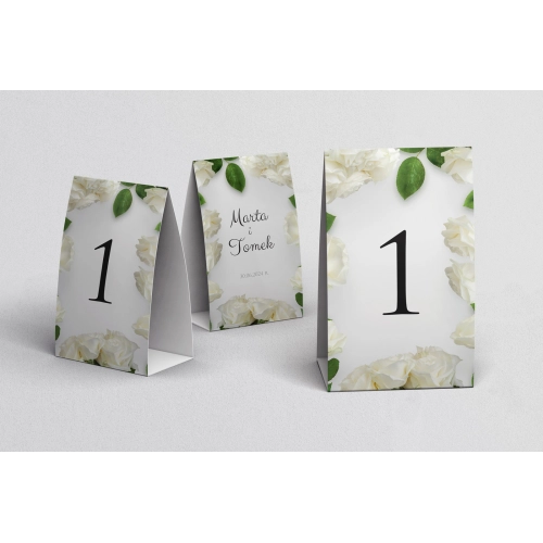 Numerki na stół Soft Motyw 4