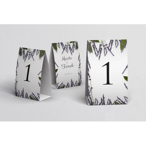 Numerki na stół Soft Motyw 5