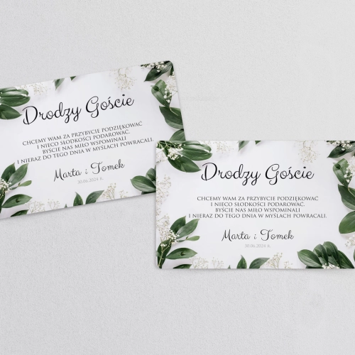 Naklejki na ciasto weselne Soft Motyw 1