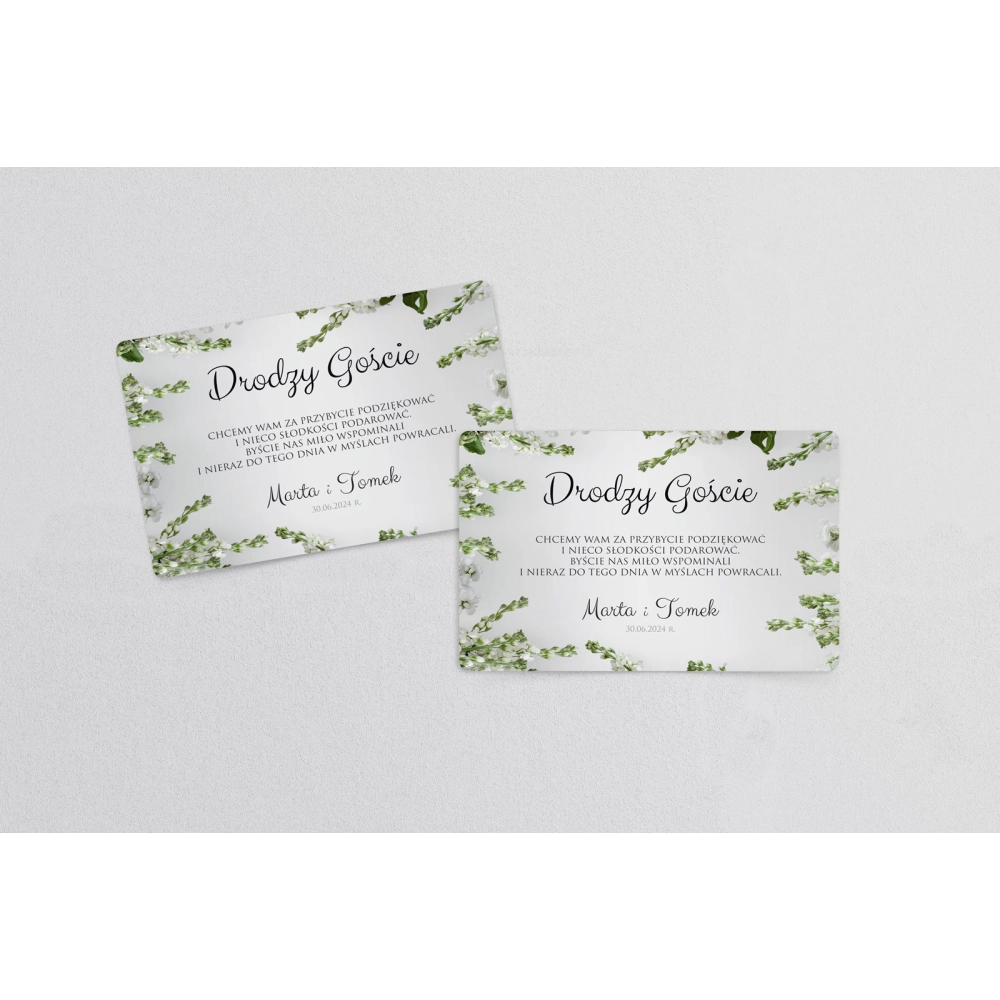 Naklejki na ciasto weselne Soft Motyw 8