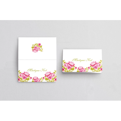 Winietki ślubne składane Radosny Dzień - Motyw 2