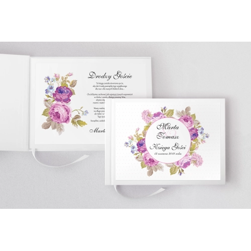 Księga Gości Weselnych Radosny Dzień Motyw 1