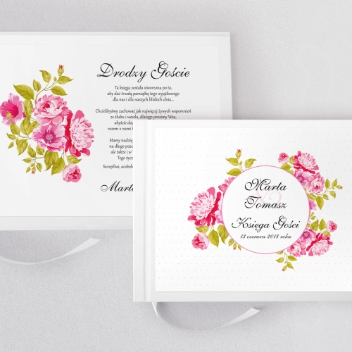 Księga Gości Weselnych Radosny Dzień Motyw 2