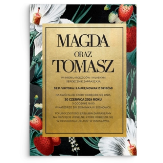 Zaproszenia ślubne Amore - Motyw 3