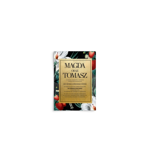 Zaproszenia ślubne Amore - Motyw 3