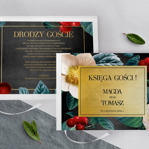 Księga Gości Weselnych Amore - Motyw 1