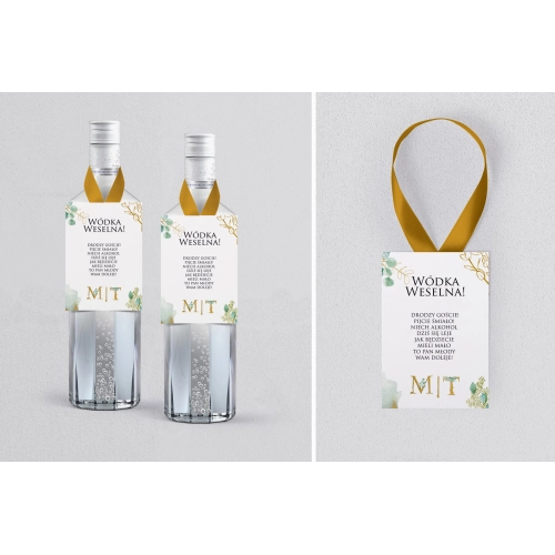 Zawieszka na alkohol Golden Green - Motyw 1