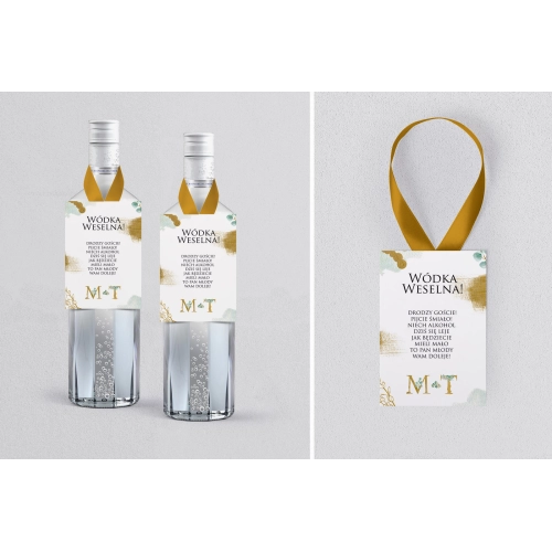 Zawieszka na alkohol Golden Green - Motyw 2