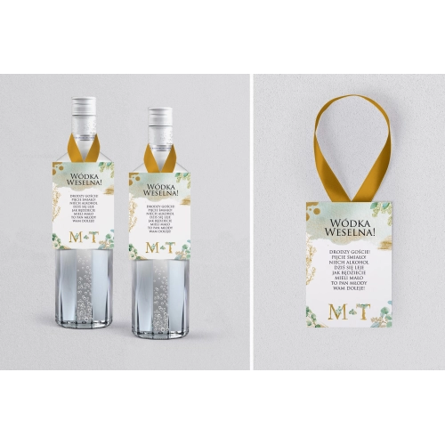 Zawieszka na alkohol Golden Green - Motyw 3