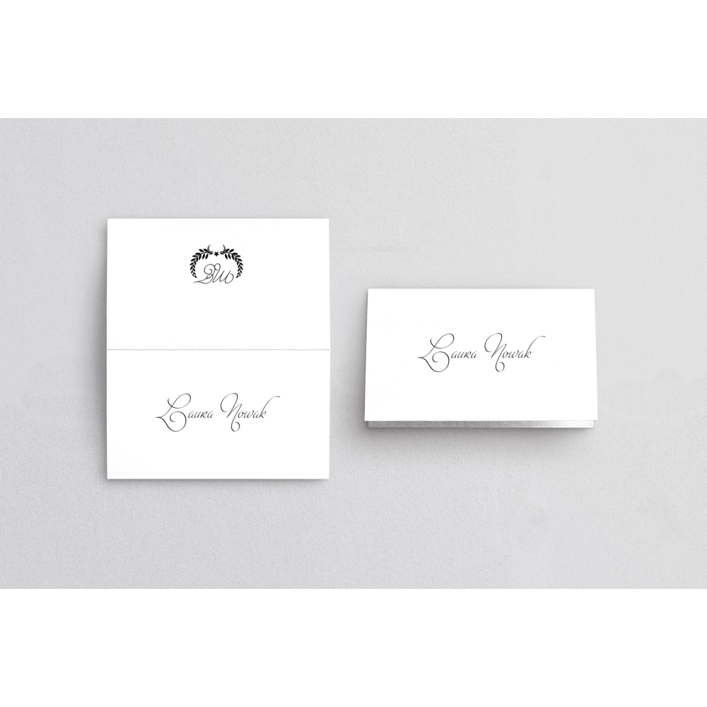 Winietki ślubne składane Alloro - Motyw 3