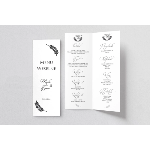 Menu Weselne Alloro - Motyw 2