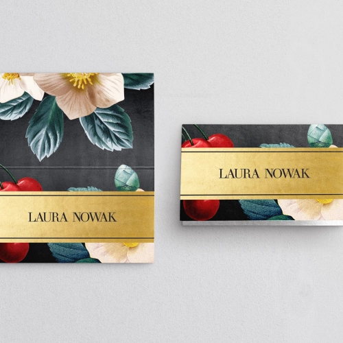 Winietki ślubne składane Amore - Motyw 1