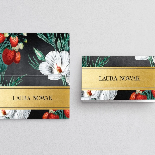 Winietki ślubne składane Amore - Motyw 3