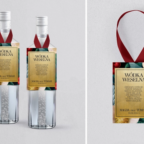 Zawieszka na alkohol Amore - ramka - Motyw 1