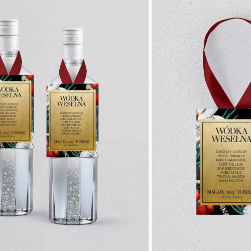 Zawieszka na alkohol Amore - ramka - Motyw 3