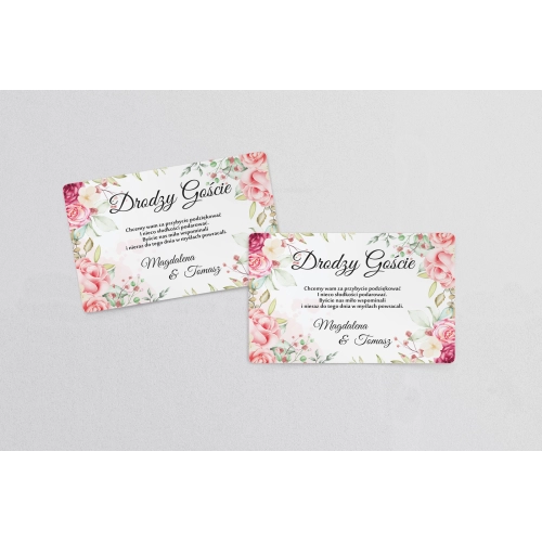 Naklejki na ciasto weselne Amelia - Motyw 5