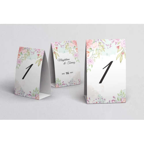 Numerki na stół Amelia - Motyw 2