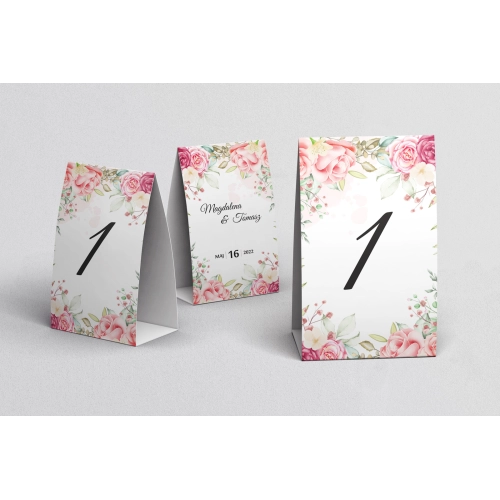 Numerki na stół Amelia - Motyw 5