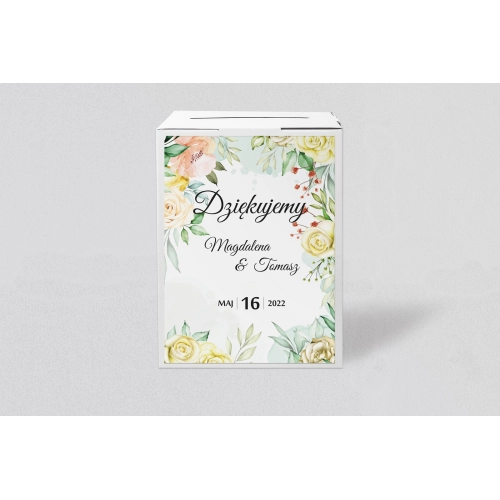 Pudełko na koperty i pieniądze Amelia - Motyw 1