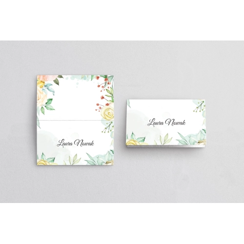 Winietki ślubne składane Amelia - Motyw 1