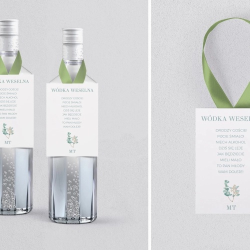 Zawieszka na alkohol Eukaliptus - Motyw 1