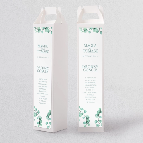 Pudełko na alkohol Eukaliptus Motyw 2