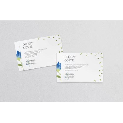 Naklejki na ciasto weselne Lea Motyw 2