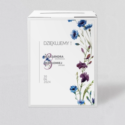 Pudełko na koperty i pieniądze Lea Motyw 1